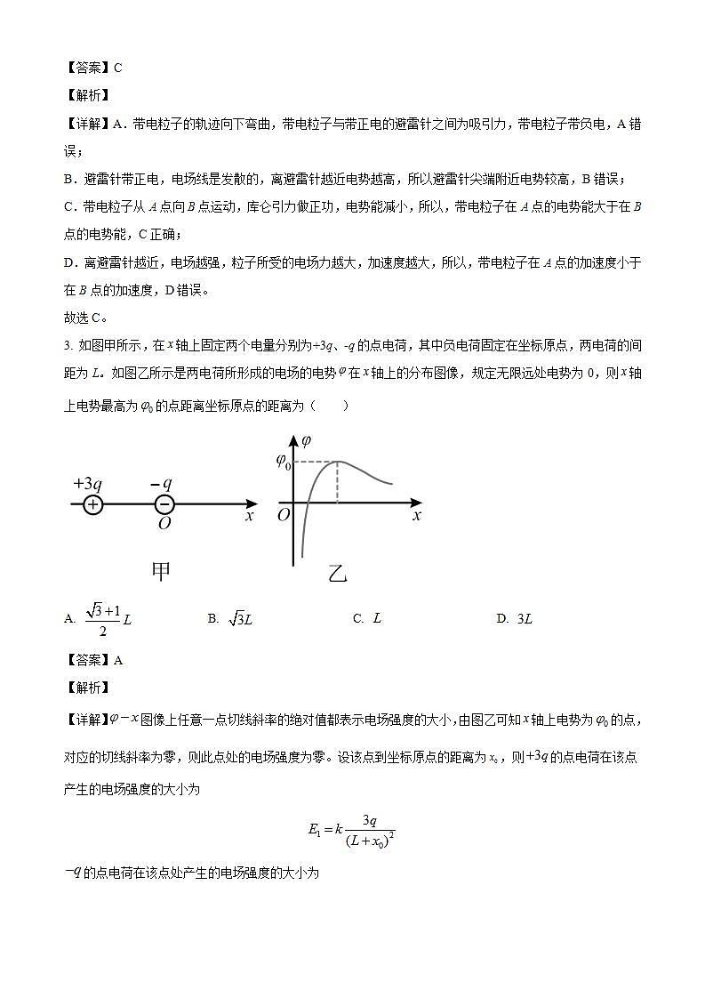 河南省郑州外国语学校2023-2024学年高二上学期第一次月考物理试题（解析版）.docx第2页