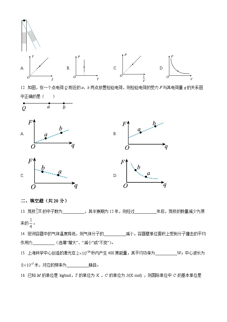 2023-2024学年上海市重点高中高三上学期高考模拟测试（一）物理试题（解析版）第3页