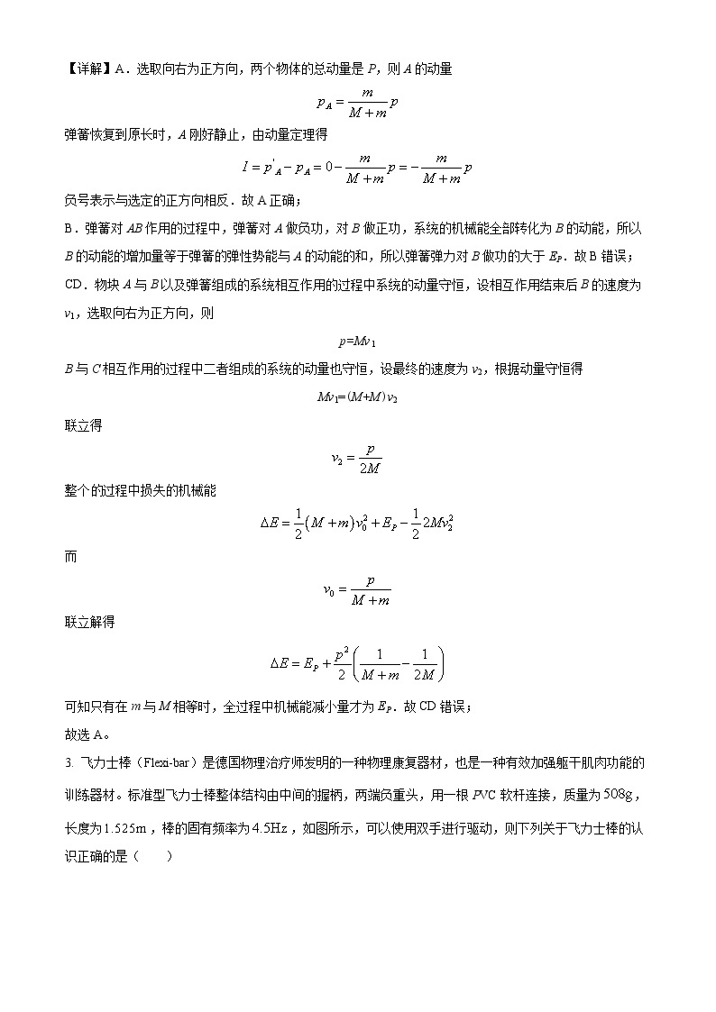 河南省周口市太康县2022-2023学年高二上学期1月期末质量检测物理试题（解析版）02