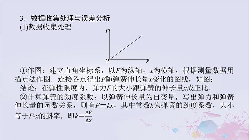 2024版新教材高中物理第三章相互作用__力3.1重力与弹力3.1.2实验：探究弹簧弹力与形变量的关系课件新人教版必修第一册第6页