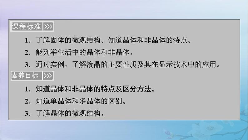 新教材适用2023_2024学年高中物理第2章气体固体和液体4固体课件新人教版选择性必修第三册05