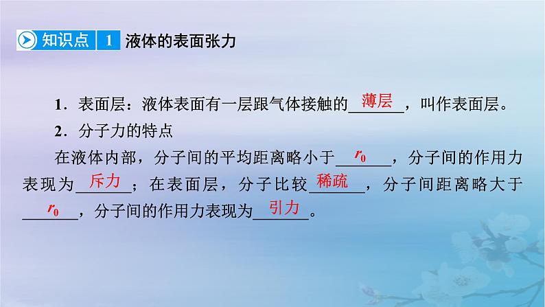 新教材适用2023_2024学年高中物理第2章气体固体和液体5液体课件新人教版选择性必修第三册07