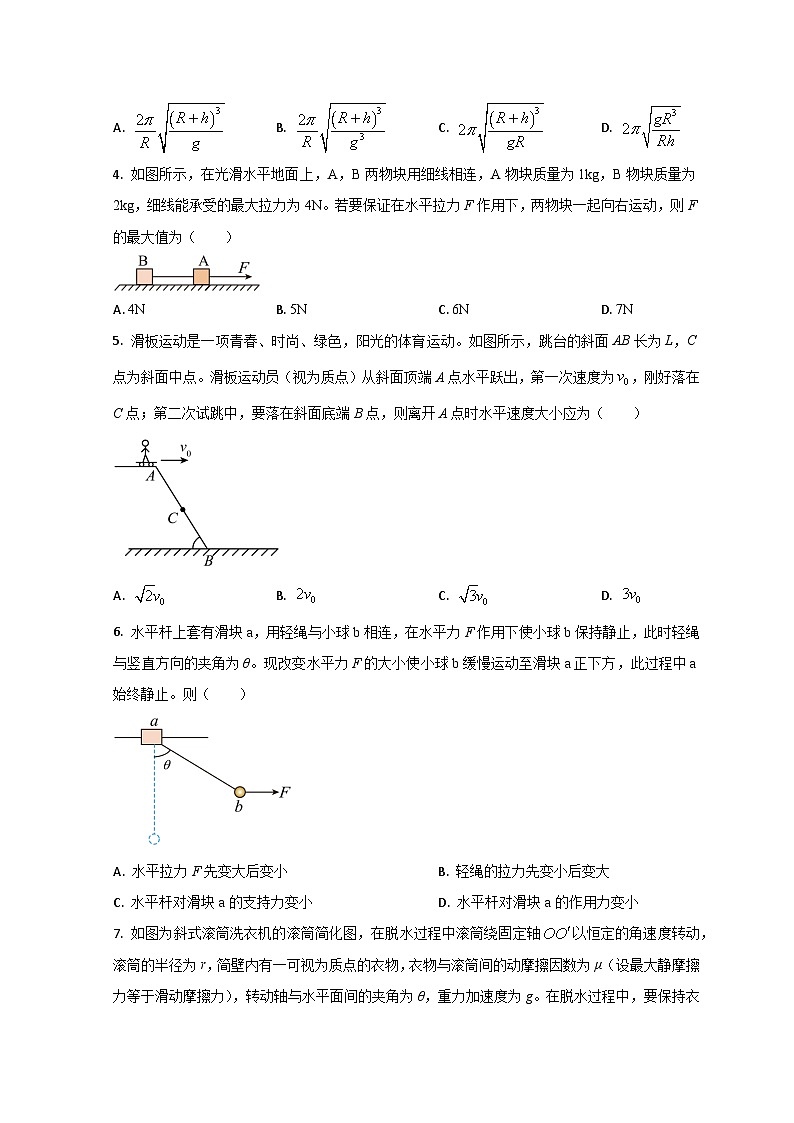 山东省潍坊市2023-2024学年高三10月联考物理试题第2页