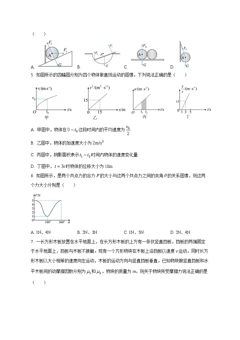 2023-2024学年湖南省邵阳市高一上学期期中物理质量检测模拟试题（含解析）02