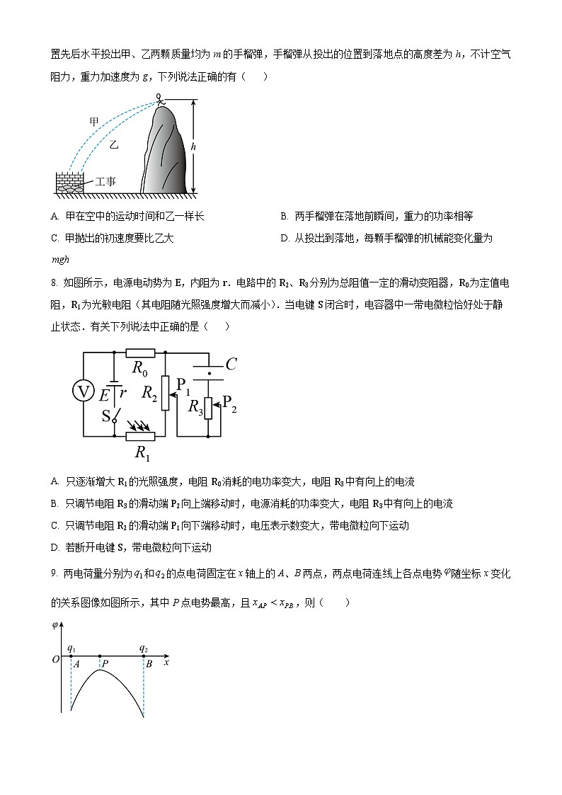 2024湖南省名校联考联合体高二上学期第二次联考（期中考试）物理试题含解析03