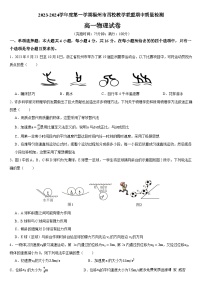 福建省福州市四校教学联盟2023-2024学年高一上学期期中质量检测物理试题