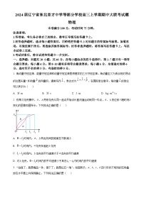 2024届辽宁省东北育才中学等部分学校高三上学期期中大联考试题 物理 Word版