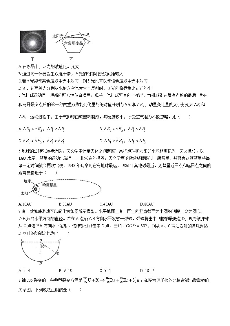 2023-2024学年湖北省六校新高考联盟学校高三上学期11月联考 物理试题（含答案）第2页
