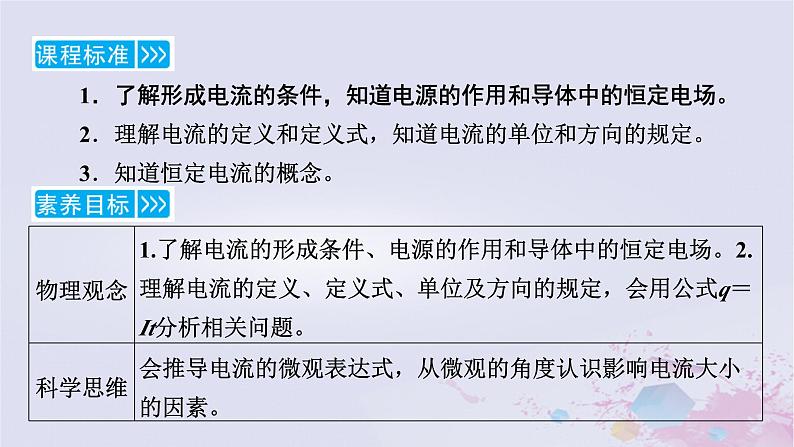 新教材适用2023_2024学年高中物理第11章电路及其应用1电源和电流课件新人教版必修第三册第5页