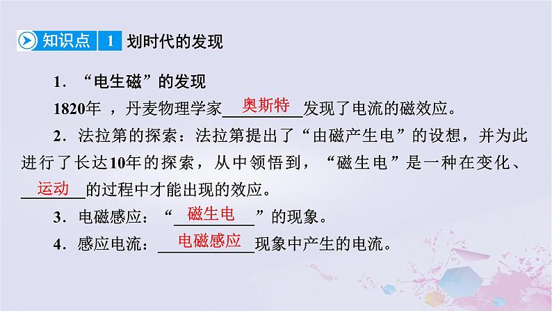 新教材适用2023_2024学年高中物理第13章电磁感应与电磁波初步3电磁感应现象及应用课件新人教版必修第三册08