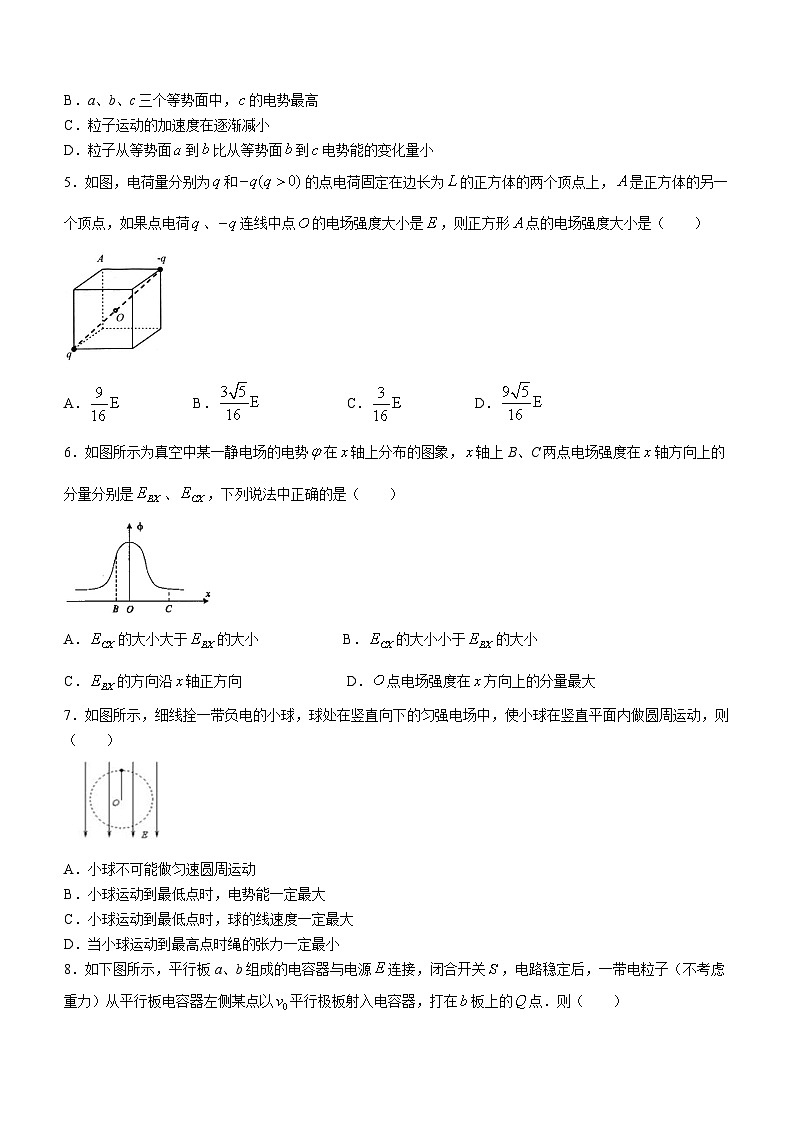四川省成都市某校2023-2024学年高二上学期期中考试物理试题02