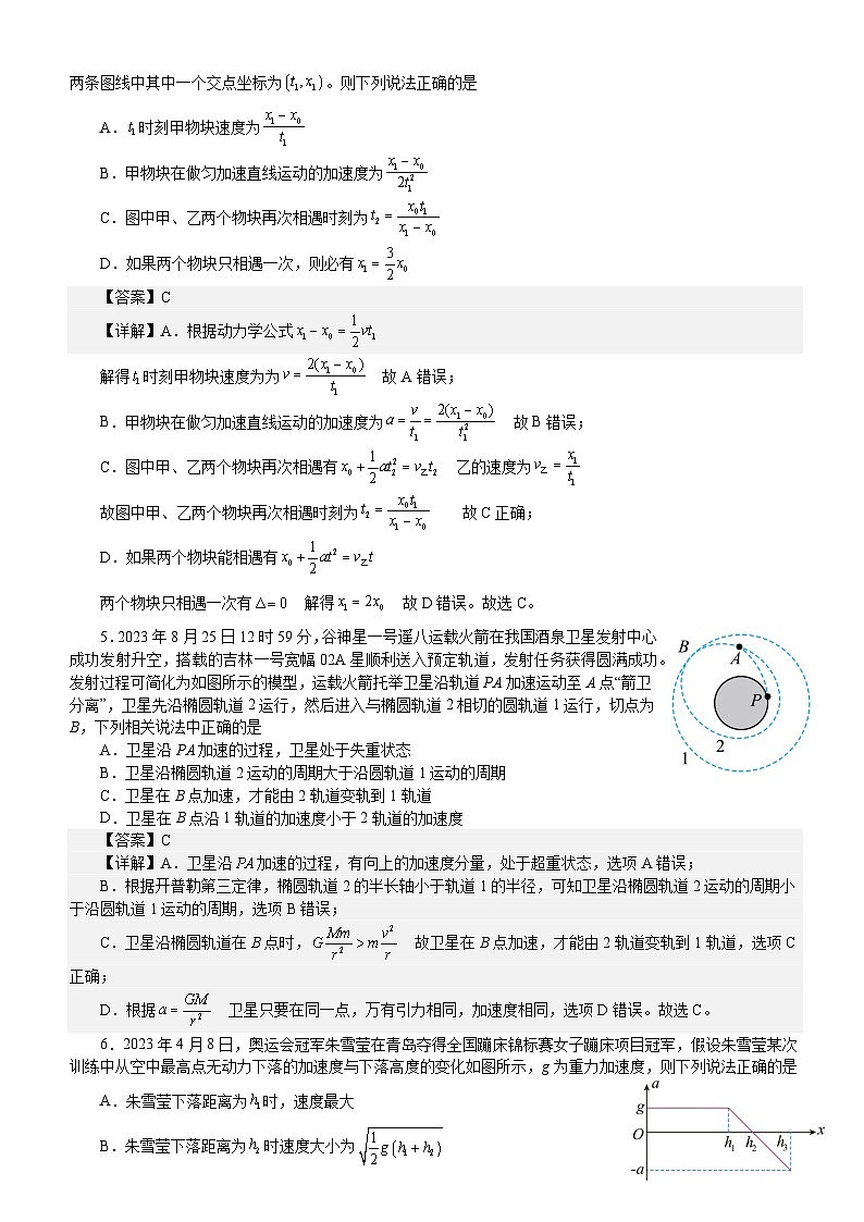 2024苏州梁丰高级中学高三上学期10月模拟物理试题含解析02