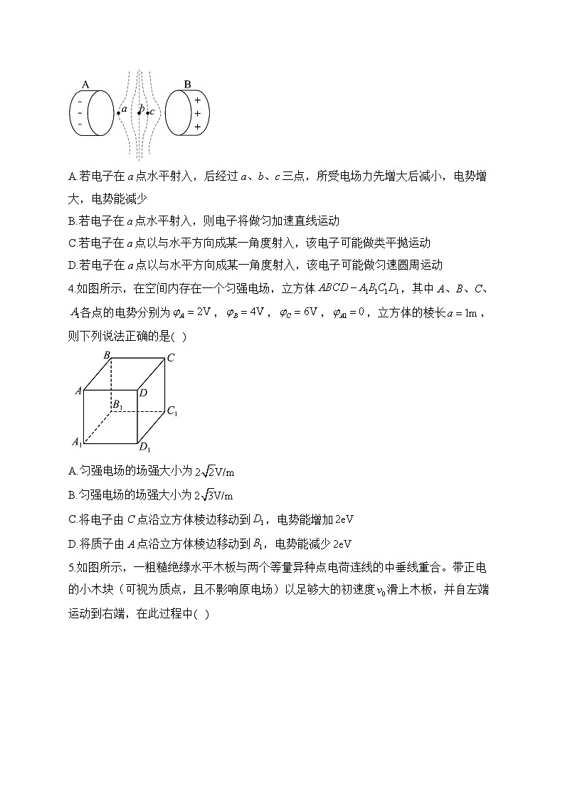（1）静电场——2024届高考物理一轮复习电磁专项训练第2页