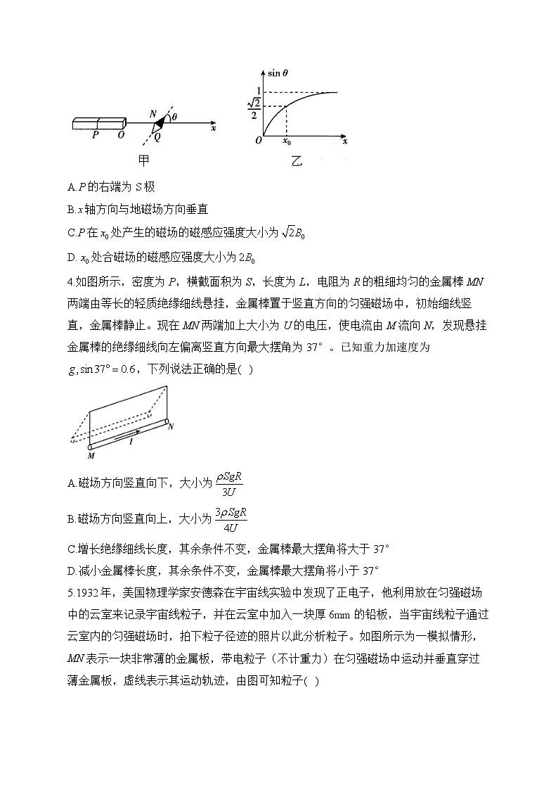 （3）磁场——2024届高考物理一轮复习电磁专项训练第2页