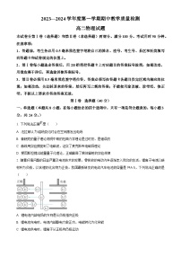 2024聊城高二上学期11月期中考试物理含解析