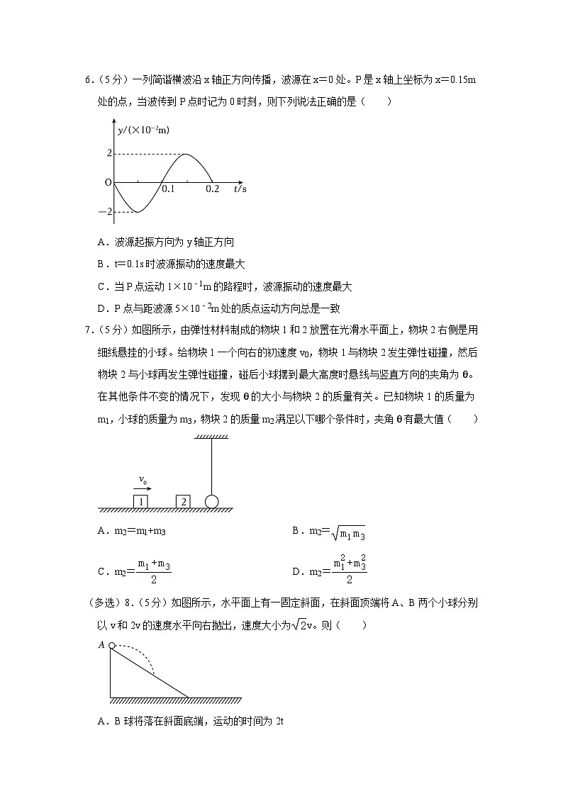 河南省顶级名校联盟2023-2024学年高三上学期期中考试物理试卷03