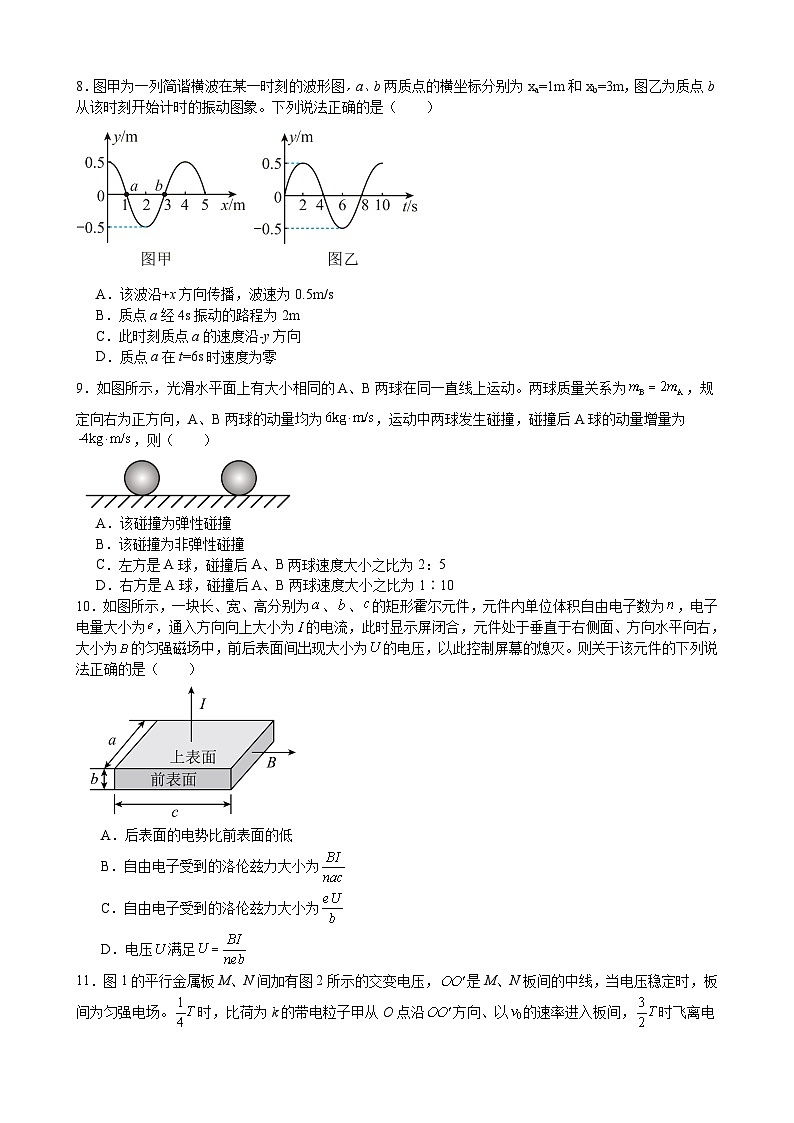 2023-2024学年江西省赣州市全南县高三上学期11月期中考试 物理试题（含解析）03