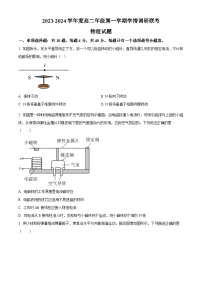 2024盐城盐城一中、大丰中学高二上学期10月联考物理试题含解析