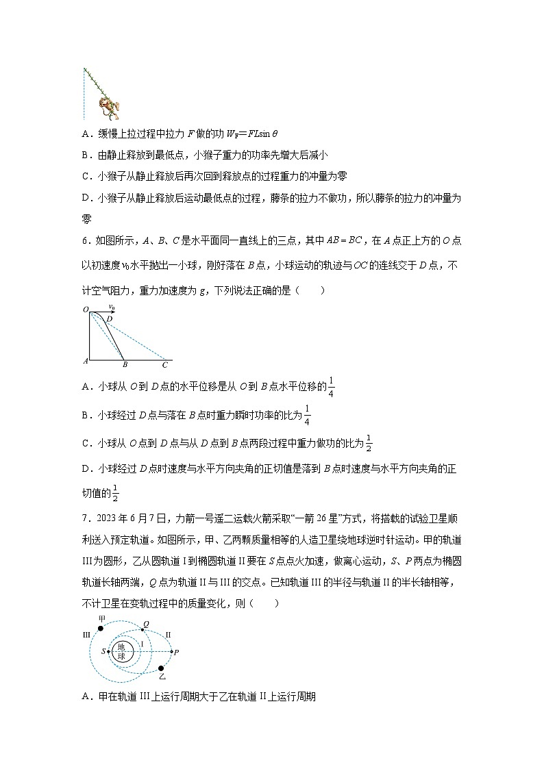 2023-2024学年湖南省衡阳市衡阳县第四中学高三上学期11月期中考试 物理试题（含解析）03