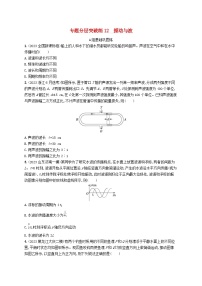 适用于新高考新教材2024版高考物理二轮复习专题分层突破练12振动与波（附解析）