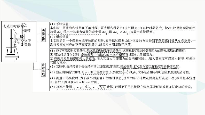 高考物理一轮复习第5章实验7验证机械能守恒定律课件第5页