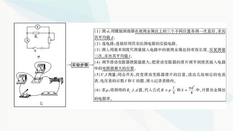 高考物理一轮复习第9章实验11测量金属丝的电阻率课件第4页