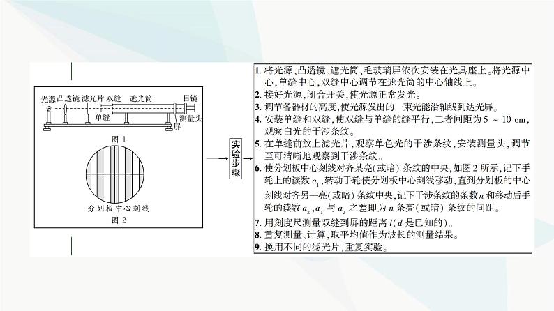 高考物理一轮复习第13章实验18用双缝干涉实验测量光的波长课件04