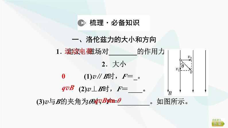 高考物理一轮复习第10章第2节磁场对运动电荷的作用课件03