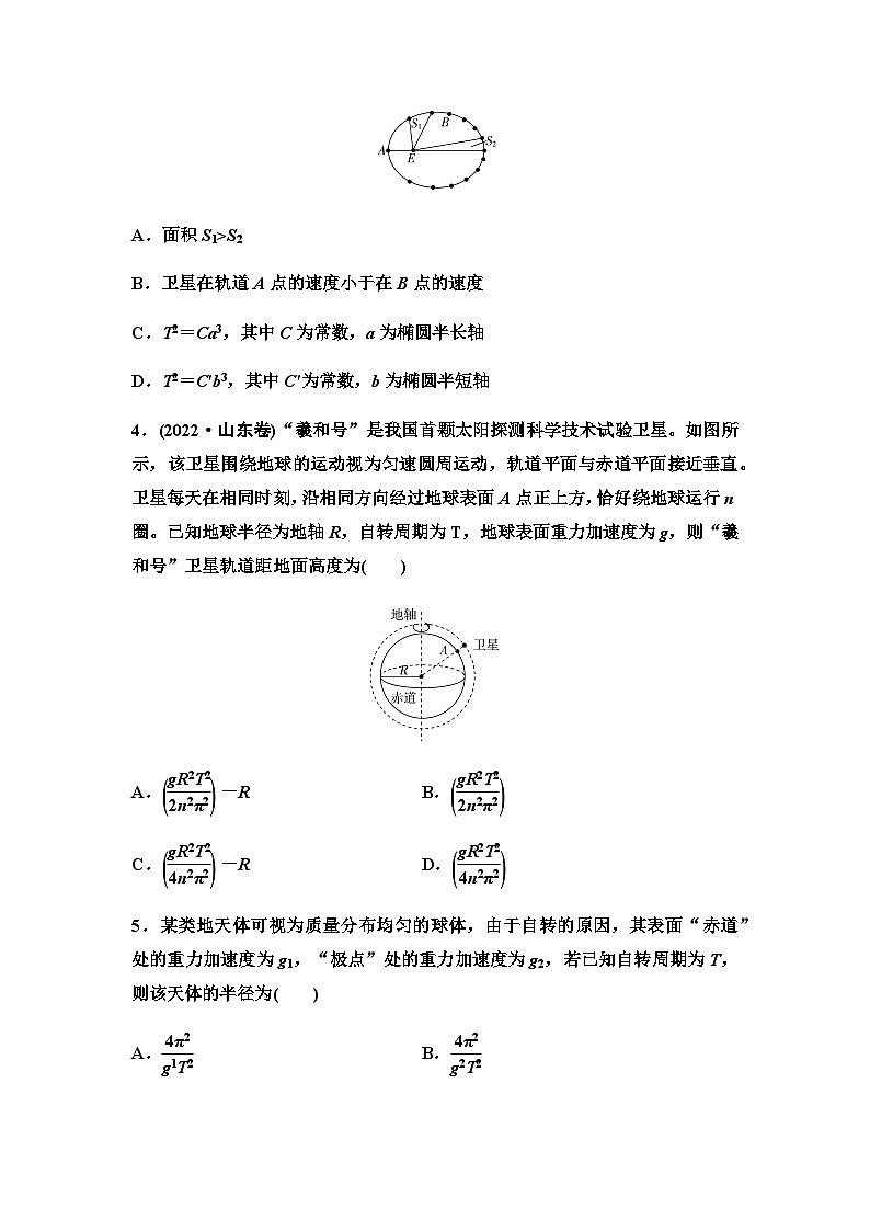 高考物理一轮复习课时分层作业11万有引力与宇宙航行第2页