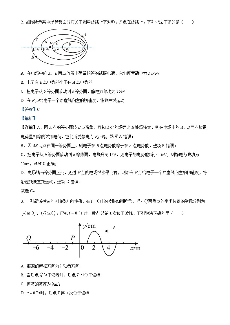 湖北省孝感市2023-2024学年高二上学期11月期中联考物理试题含解析第2页