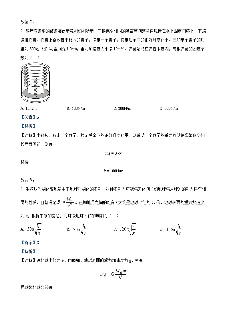 2023年高考山东卷物理真题（解析版）02