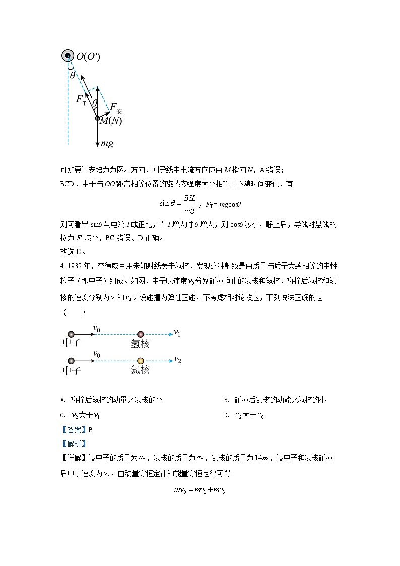 2022年新高考湖南物理高考真题（解析版）03