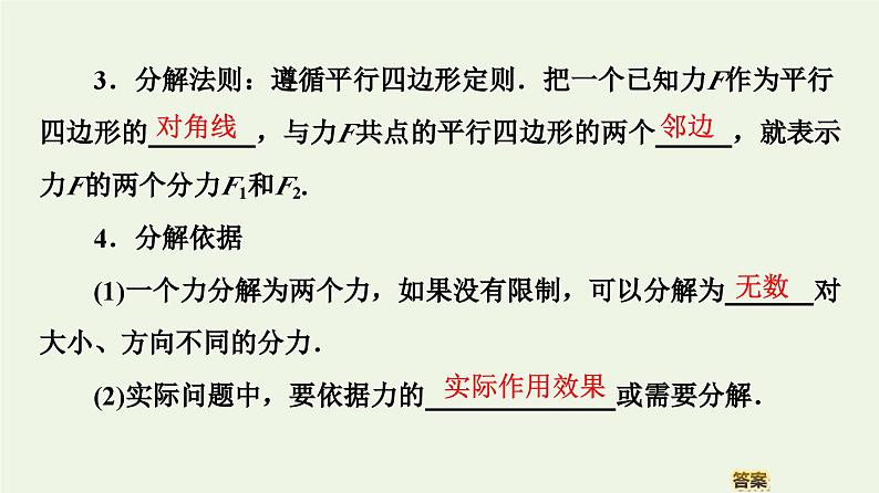 高中物理必修第一册《4 力的合成和分解》PPT课件1-统编人教版第6页