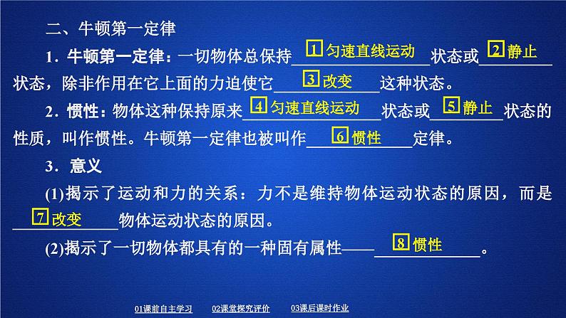 高中物理必修第一册《1 牛顿第一定律》PPT课件1-统编人教版第6页