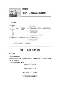 高考物理考前知识 专题3　力与物体的曲线运动