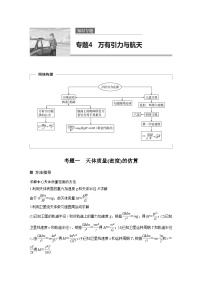 高考物理考前知识 专题4　万有引力与航天