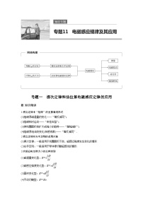 高考物理考前知识专题11　电磁感应规律及其应用