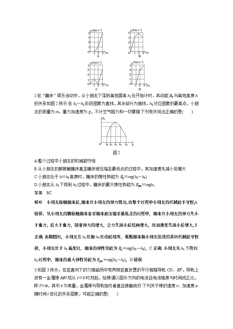 高考物理考前知识专题13　图象问题03