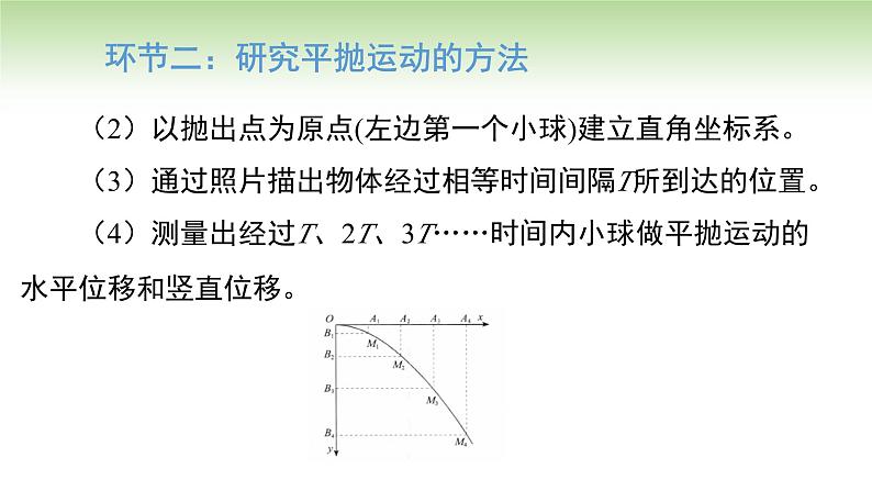 人教版高中物理必修第二册 第5章 第3节 实验：探究平抛运动的特点（课件）第8页