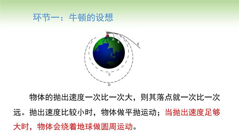 人教版高中物理必修第二册 第7章 第4节 宇宙航行（课件）04