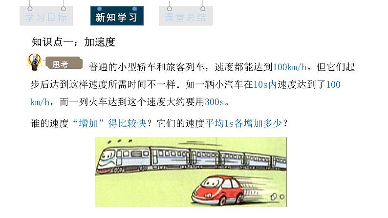 人教版高中物理必修第一册 1.4 课时1 速度变化快慢的描述——加速度 课件04