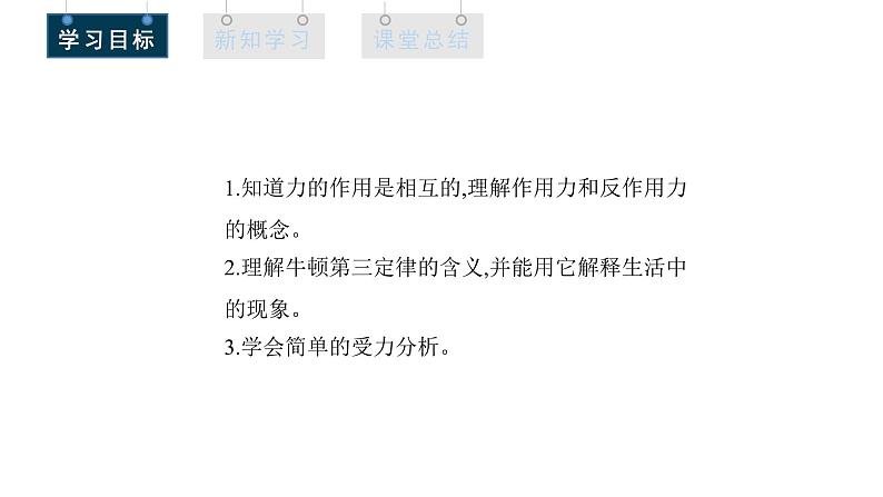 人教版高中物理必修第一册 3.3 牛顿第三定律 课件第3页