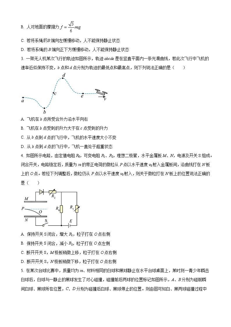 2024辽宁省实验中学高三上学期期中考试物理含解析第2页