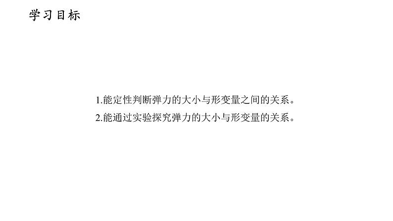 人教版高中物理必修第一册 3.1 课时2 胡克定律 课件第3页