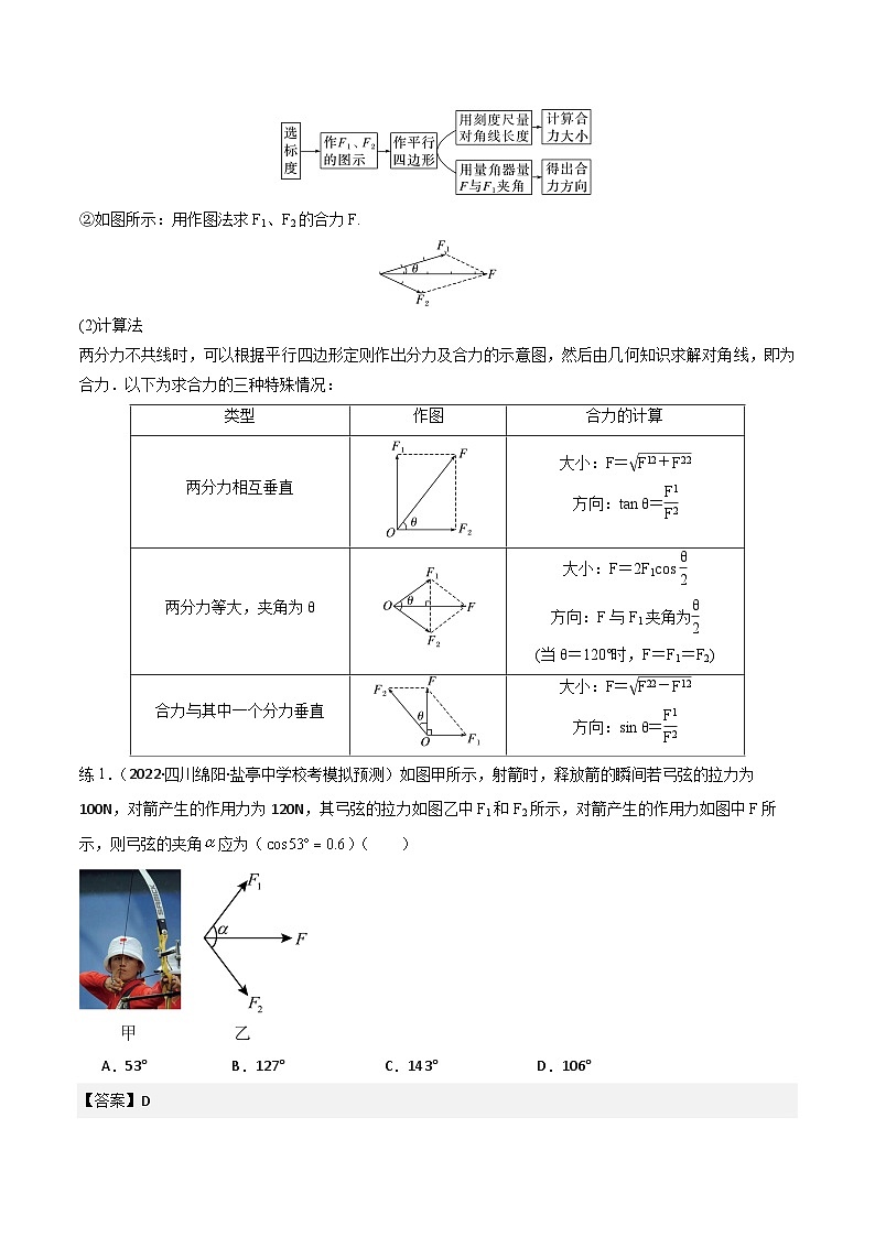 2.2力的合成与分解答案第3页