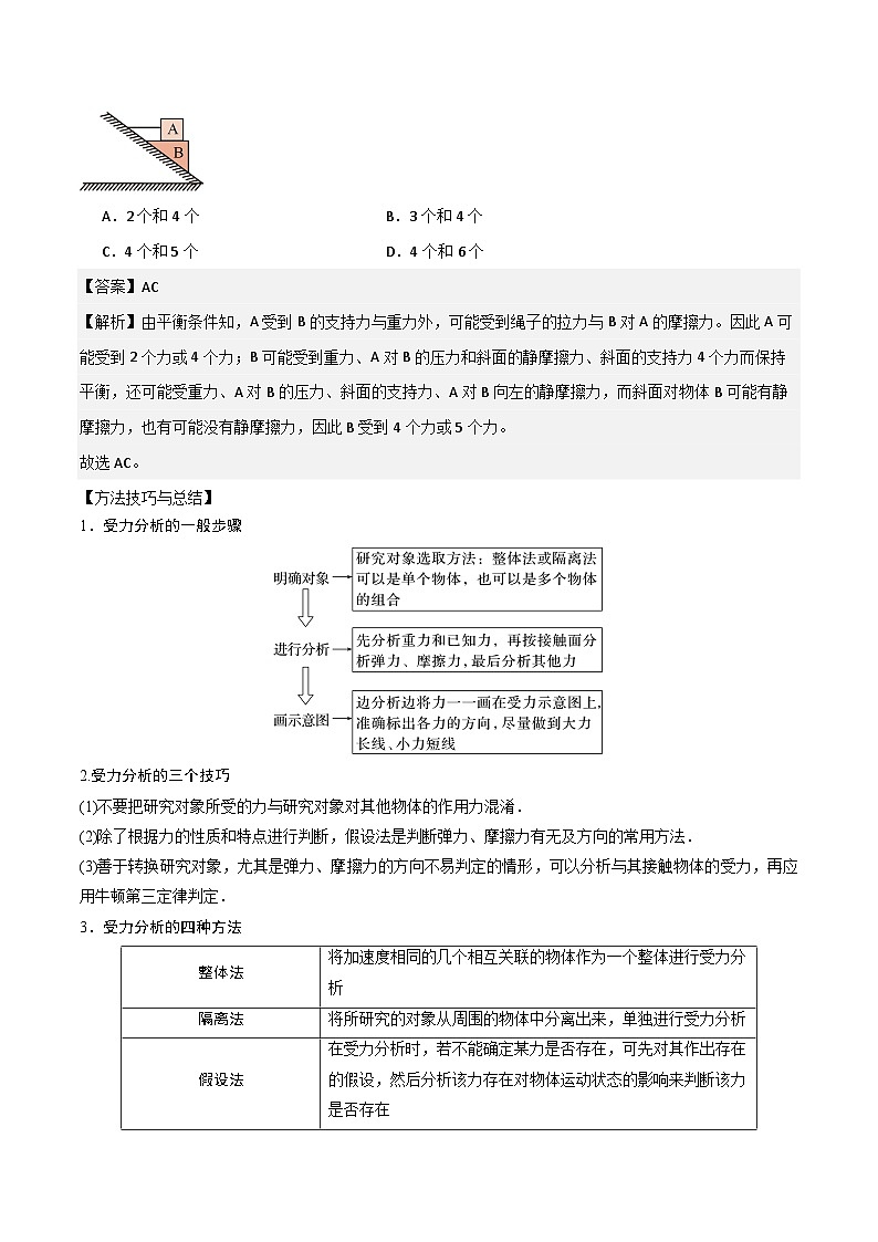 2.3共点力平衡答案第2页