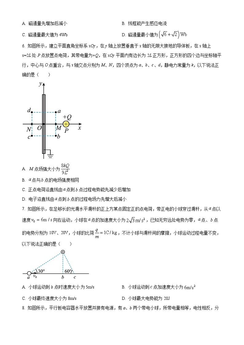 2024吕梁部分学校高二上学期11月联考物理试题含答案03