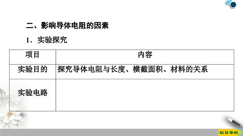 高中物理必修第三册《2 导体的电阻》ppt课件-统编人教版06