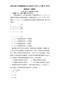 2023-2024学年新疆乌鲁木齐市第97中学高三上学期12月月考 物理试卷（含解析）