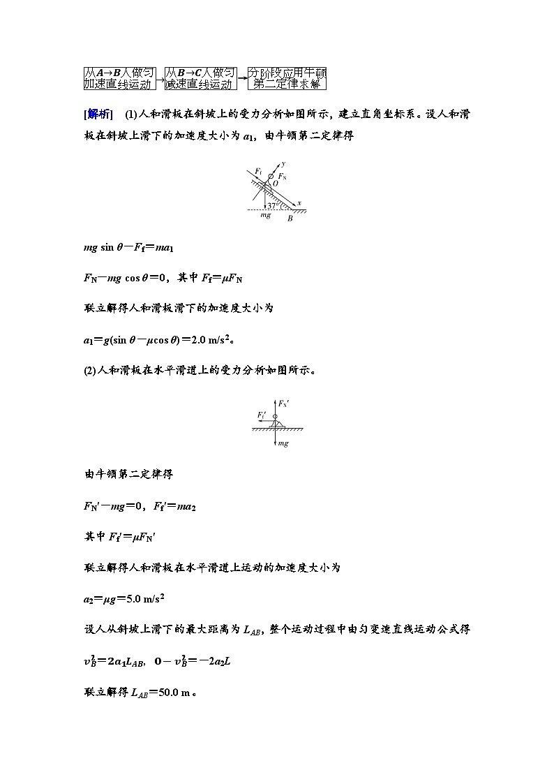 人教版高中物理必修第一册第4章第5节牛顿运动定律的应用学案03
